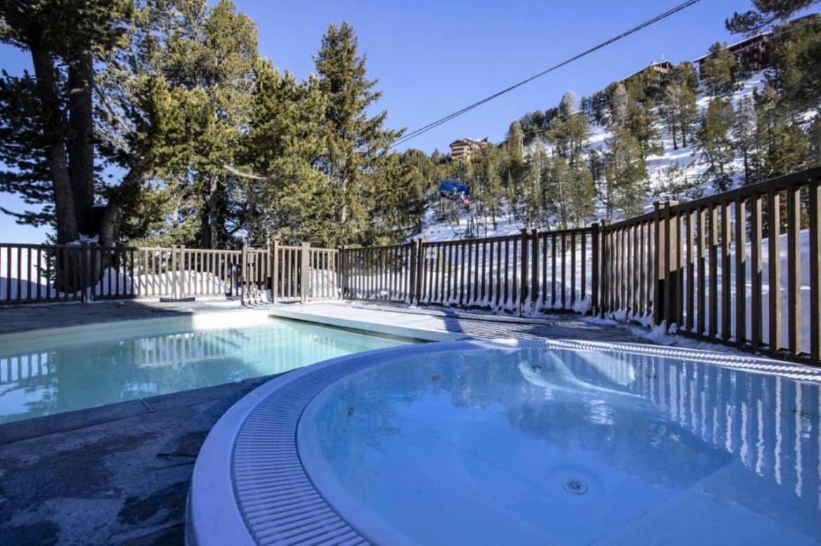 Arc 1950 - Appt 2Ch - 6 Pers - Res 5* Luxe - Piscine, Sauna, Hamman, Jacuzzi - Classe 5 Cristaux Paradiski Les Arcs  Dış mekan fotoğraf